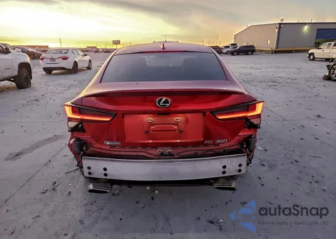 2020 Lexus Rc 350 F Sport z USA, uszkodzony, nr VIN JTHGZ5BC2L5022564